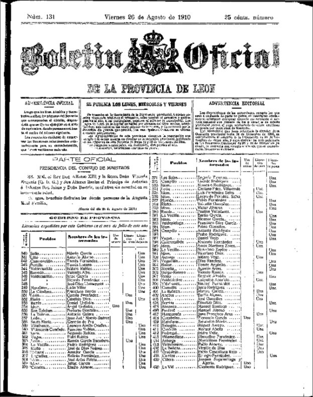 Schwarzes und weißes Foto einer Zeitung mit einer Liste von Elementen, einschließlich Text und einem Logo, das ein redaktionelles Layout suggeriert.